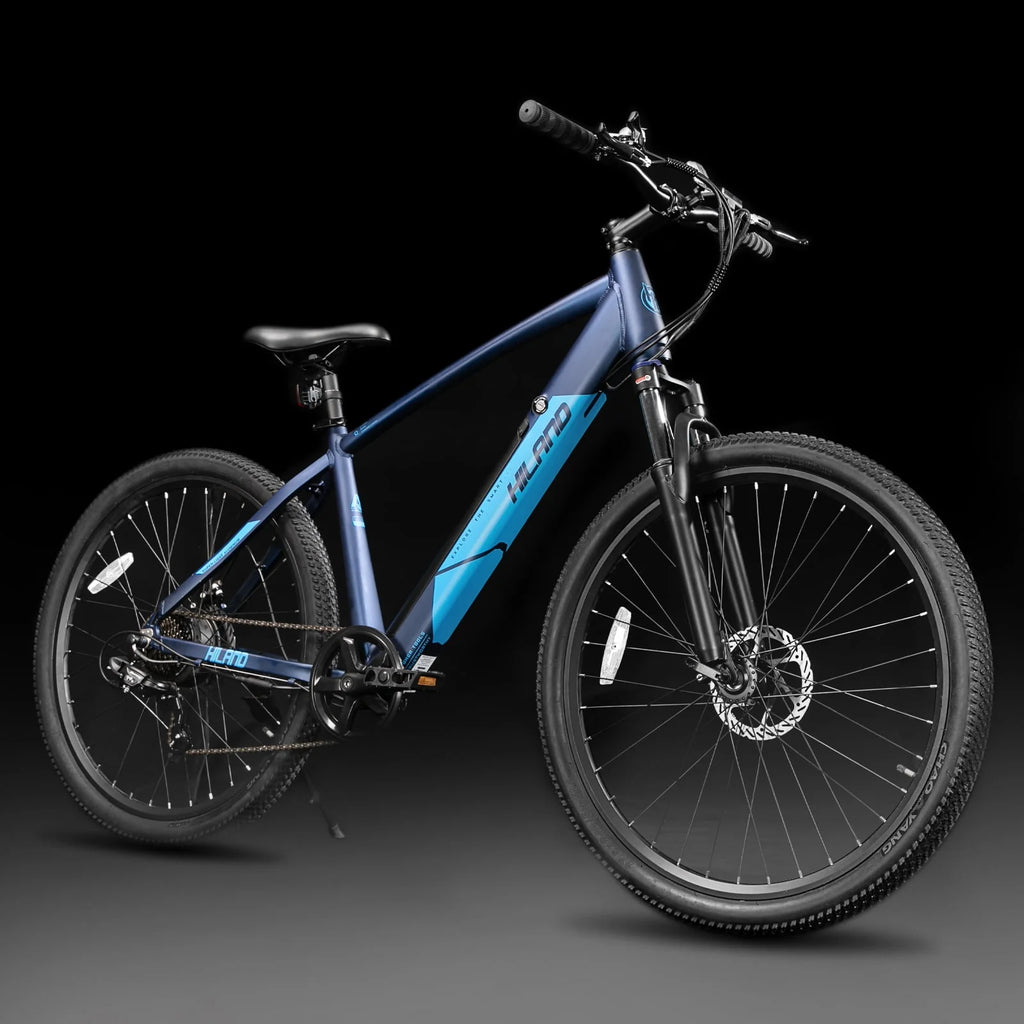 Blue 350W 36V 7-Speed Electric Bike U164246