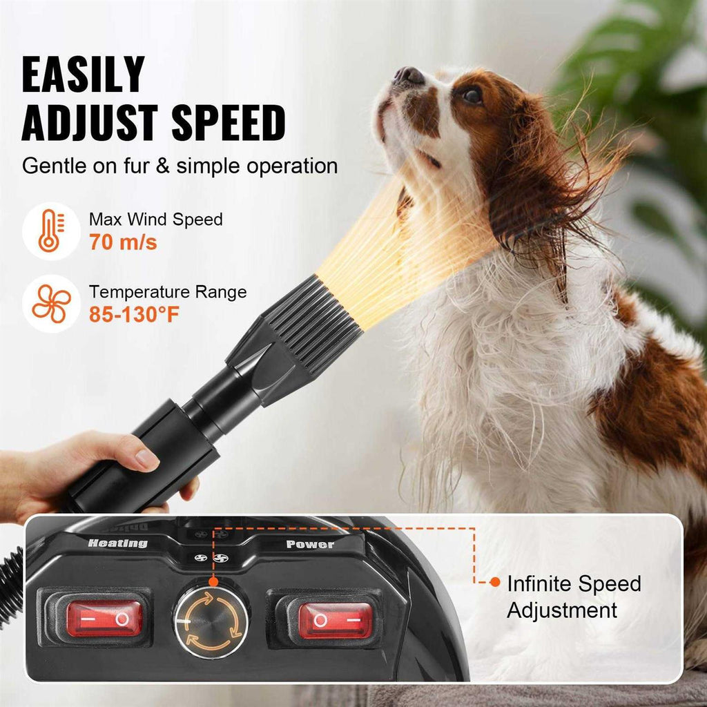 2000-Watt Pet Hair Dryer with 4 Nozzles B95050