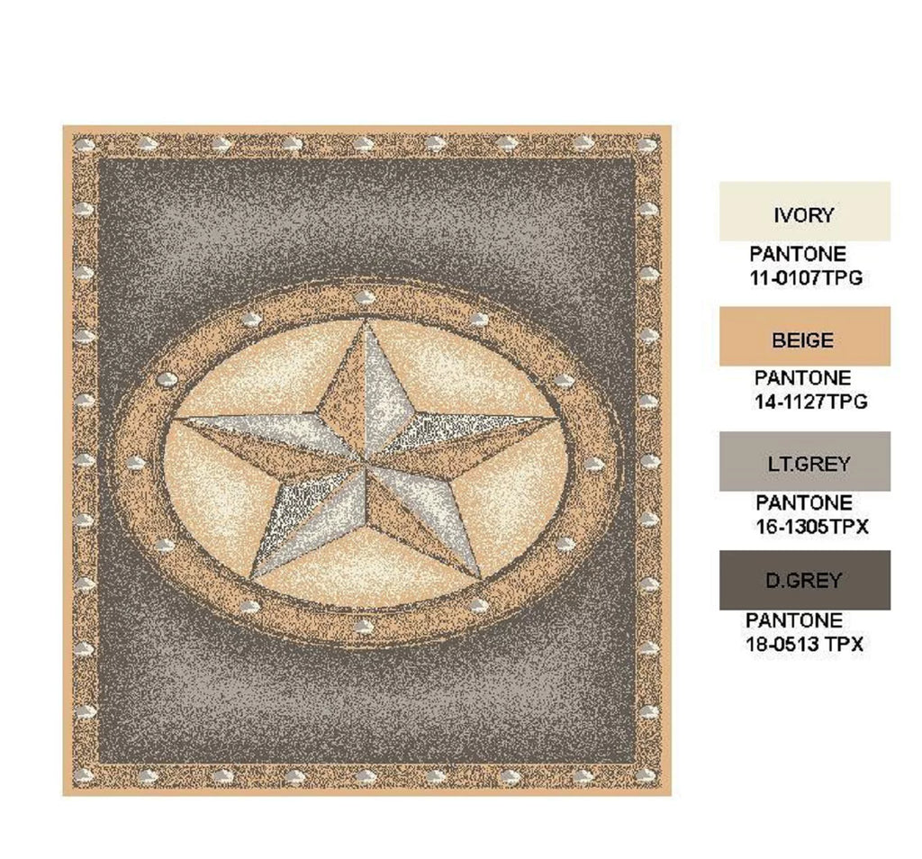 Multicolor 5 ft. x 8 ft. Area Rug U2163