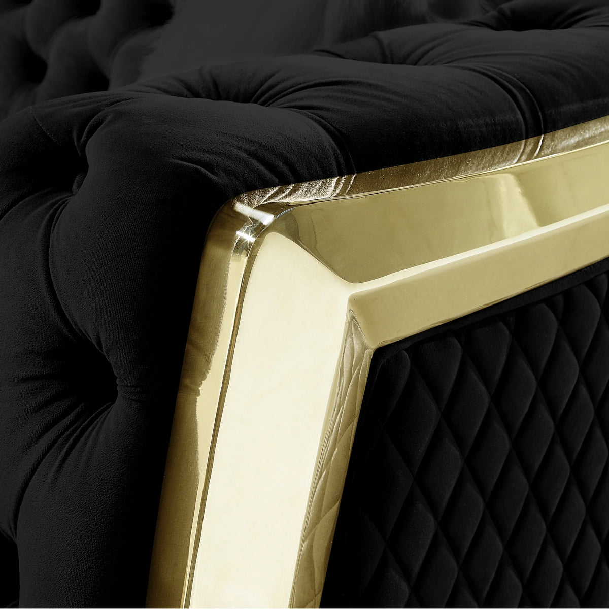 Velvet Upholstered Sofa Q517