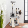 62-in Faux Fur Cat Tree & Condo Z316182
