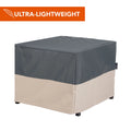 Square Fire Pit Table Cover, 42"L x 42"W x 22"H, Gray Q5921