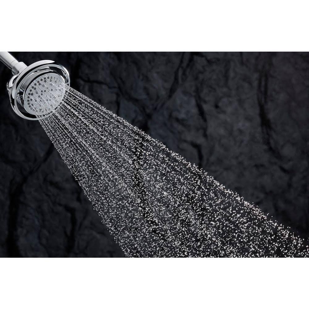 Vibrant Brushed Nickel Multifunction Wall-Mount Showerhead X7667