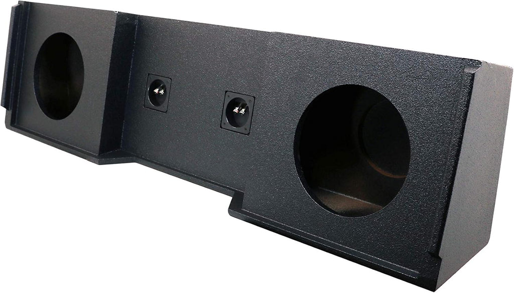 10-Inch Dual Down-Fire Subwoofer Boxes with Bed Liner Finish Y45172