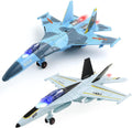 2 Pack Diecast Airplane Toy with Light & Sound X83526