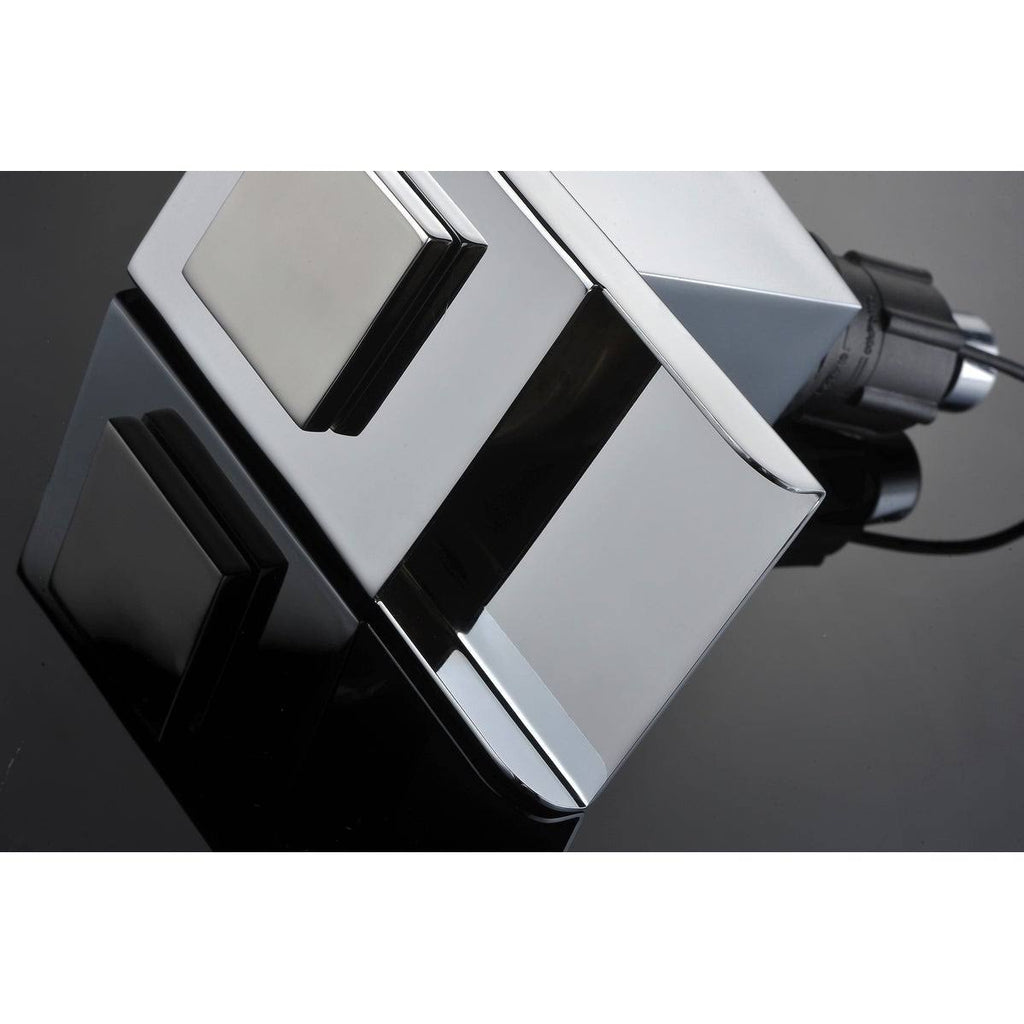 Chrome 8-Inch LED Widespread Bathroom Sink Faucet V860322