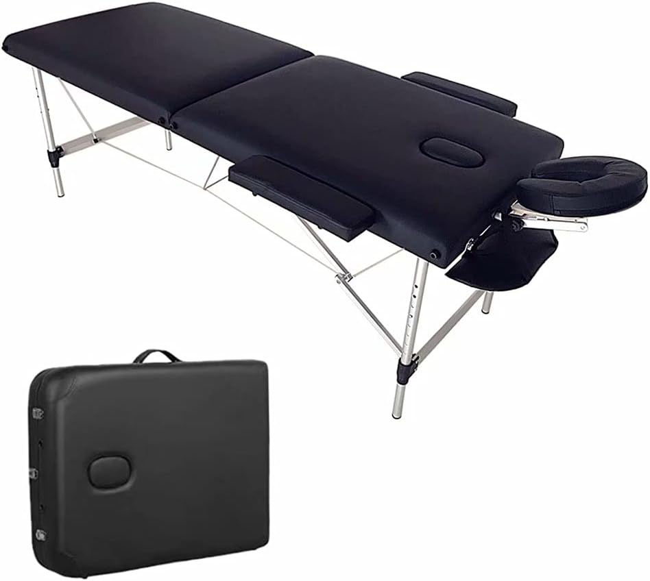 3 Folding Portable Adjustable Massage Table with Carrying Case T51050