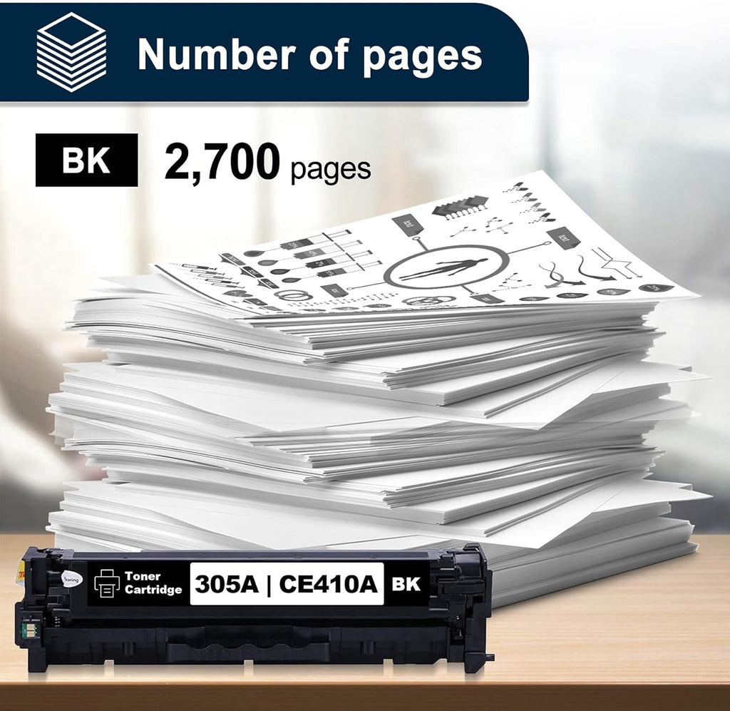 305A Toner 3 Pack Remanufactured Ink Cartridge Replacement S8916