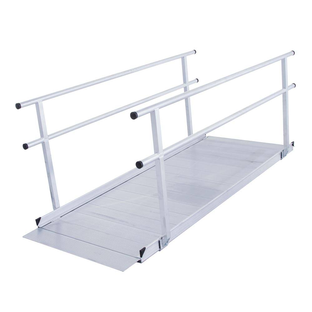 Aluminum Wheelchair Access Ramp with Handrails S2701
