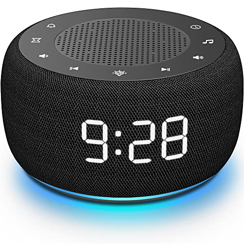 White Noise Machine with 18 Soothing Sounds, 7 Night Light, Sleep Timer T6916