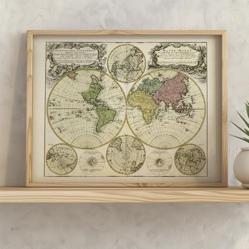 11x14 Unframed Old World Map Art Print I970545