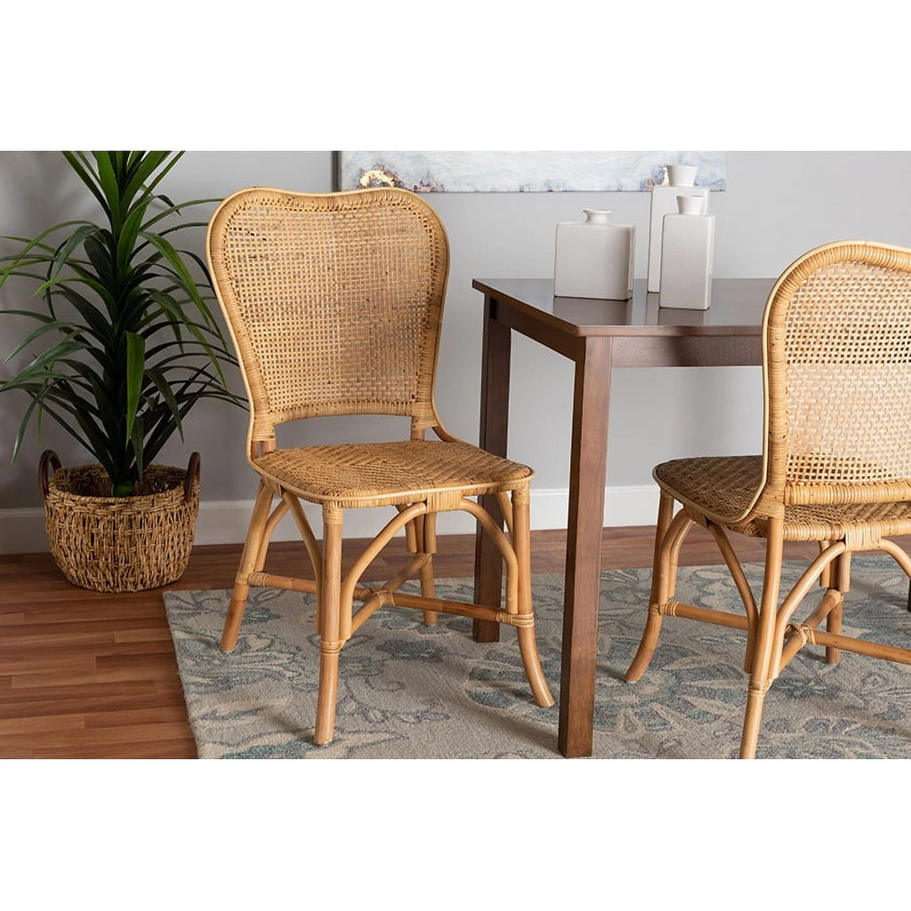 Natural Rattan Dining Chair F657764