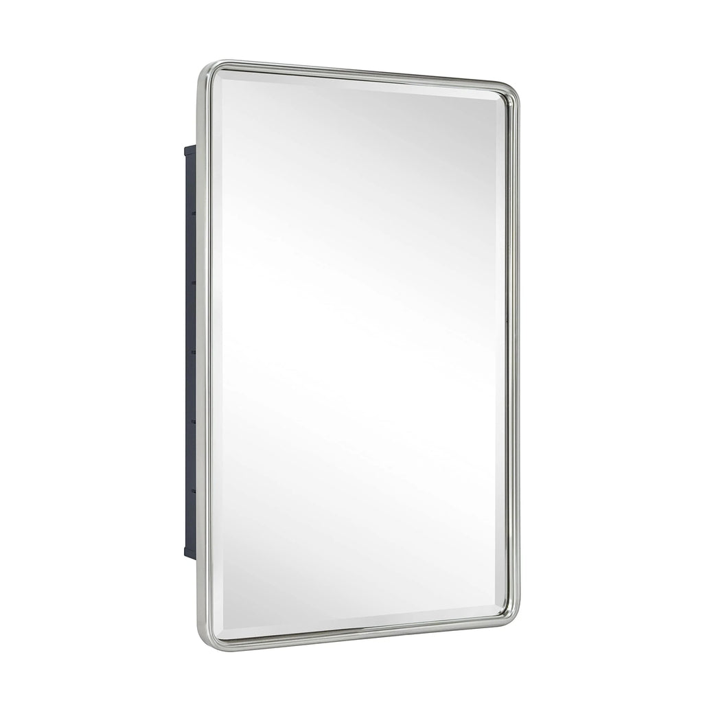 Recessed Metal Bathroom Medicine Cabinet with Mirror 24" x 16" A5612