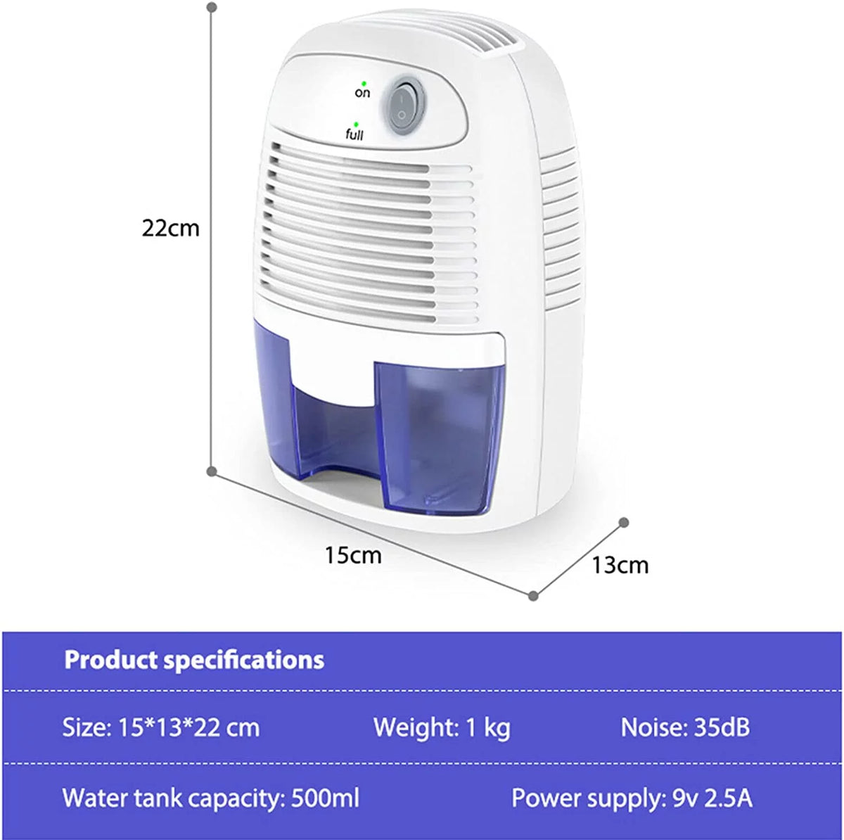 Portable Dehumidifier Moisture Absorber C574