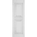 18 in. x 45 in. Primed Raised Panel Shutters Pair P101899