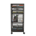 5-Tiered Drawer Storage Cart Black Z5783