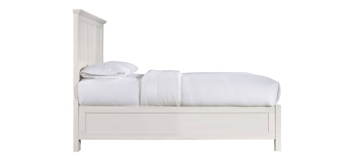 White Queen Panel Bed Z8390