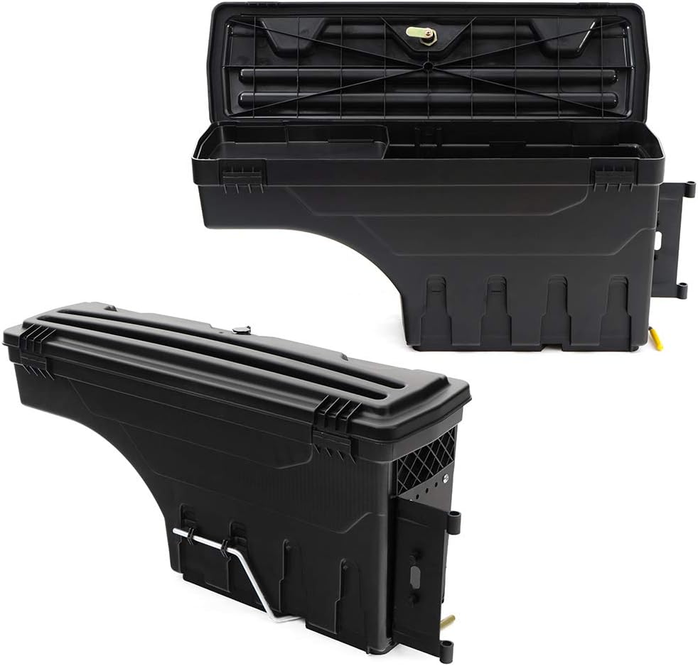 Lockable Truck Bed Storage Box Toolbox Swing Case O926261