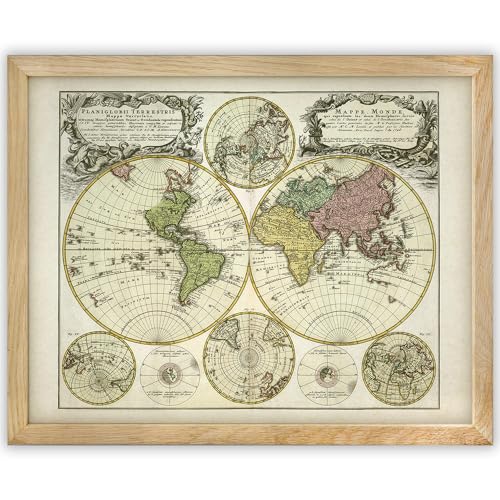11x14 Unframed Old World Map Art Print I970545