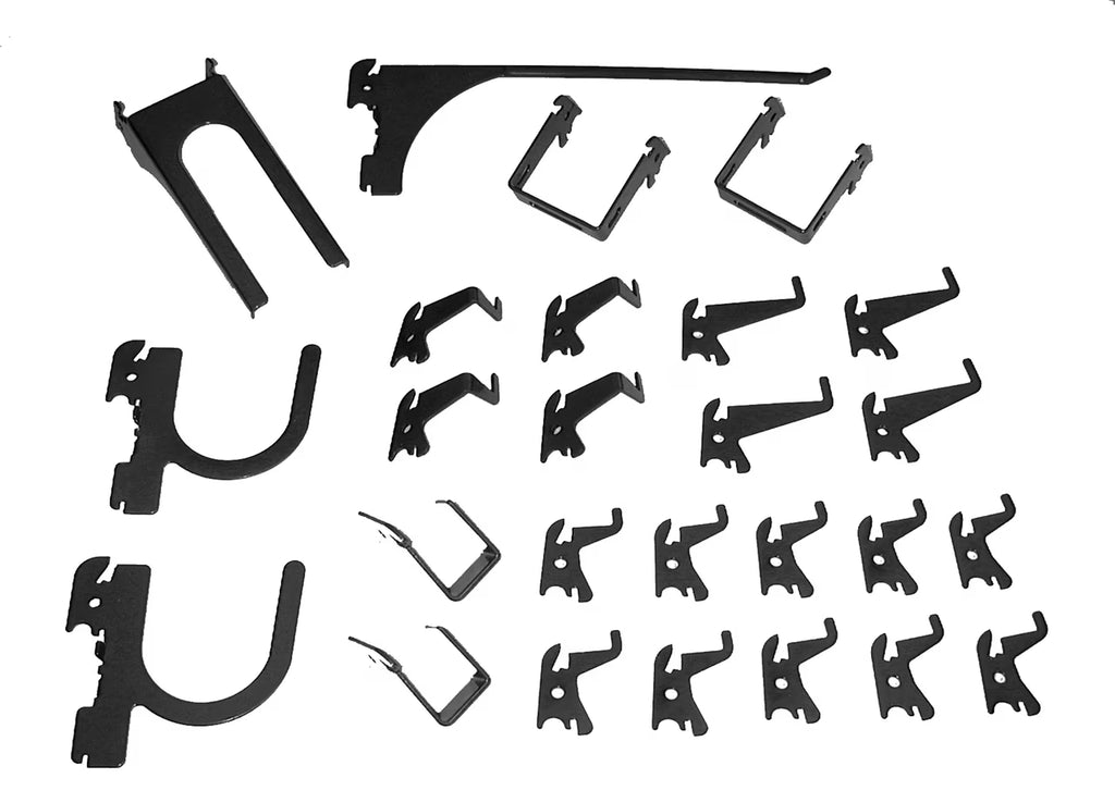 Slotted Metal Pegboard Deluxe Hook Kit Q506