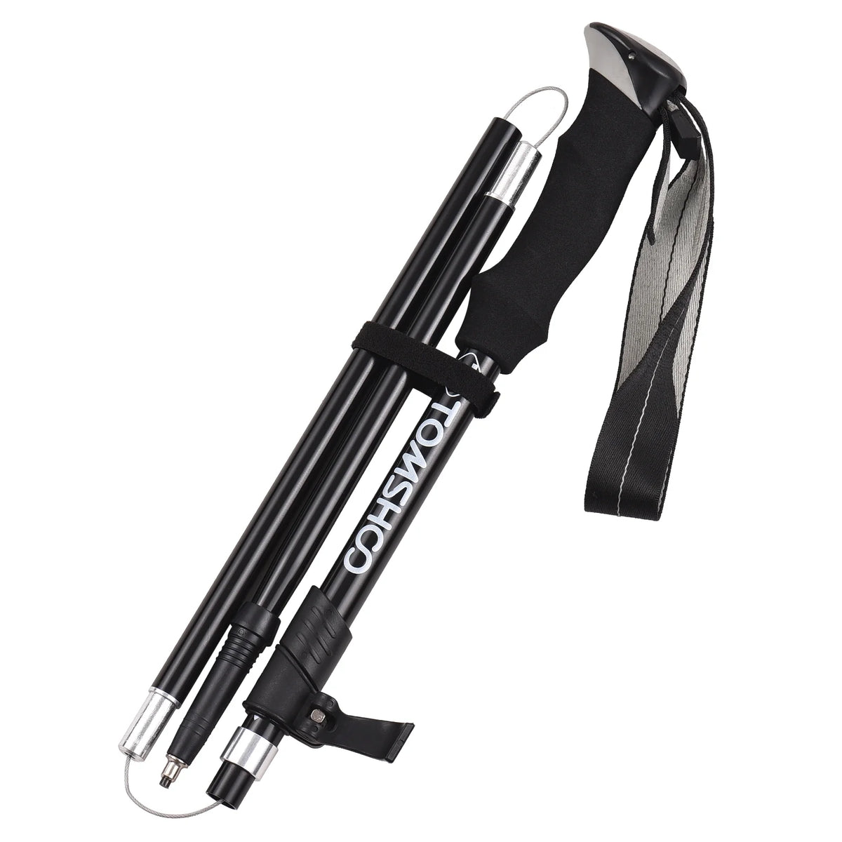 Trekking Pole Set Lightweight Five fold Walking Stick B529