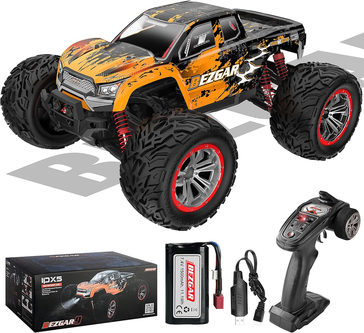 1:12 Scale 4WD High Speed RC Truck with 3 Rechargeable Batteries F224059