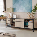 Natural Oak 70 inch TV Cabinet O626