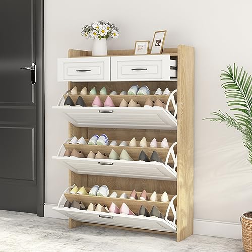 Shoe Cabinet with 3 Flip Drawers and 2 Drawers V805