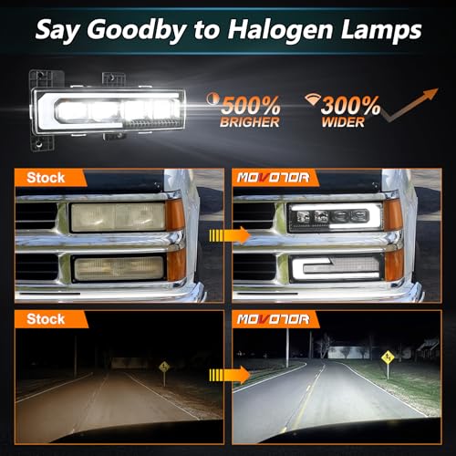 LED Headlight Assembly with DRL Turn Signal I6315