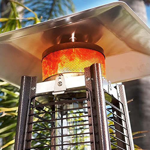 4 Sided Aluminum Patio Heater Reflector Shield (Square), 18.5" x 18.5" Q442
