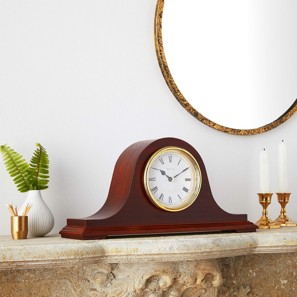 Mahogany Chiming Clock R886281