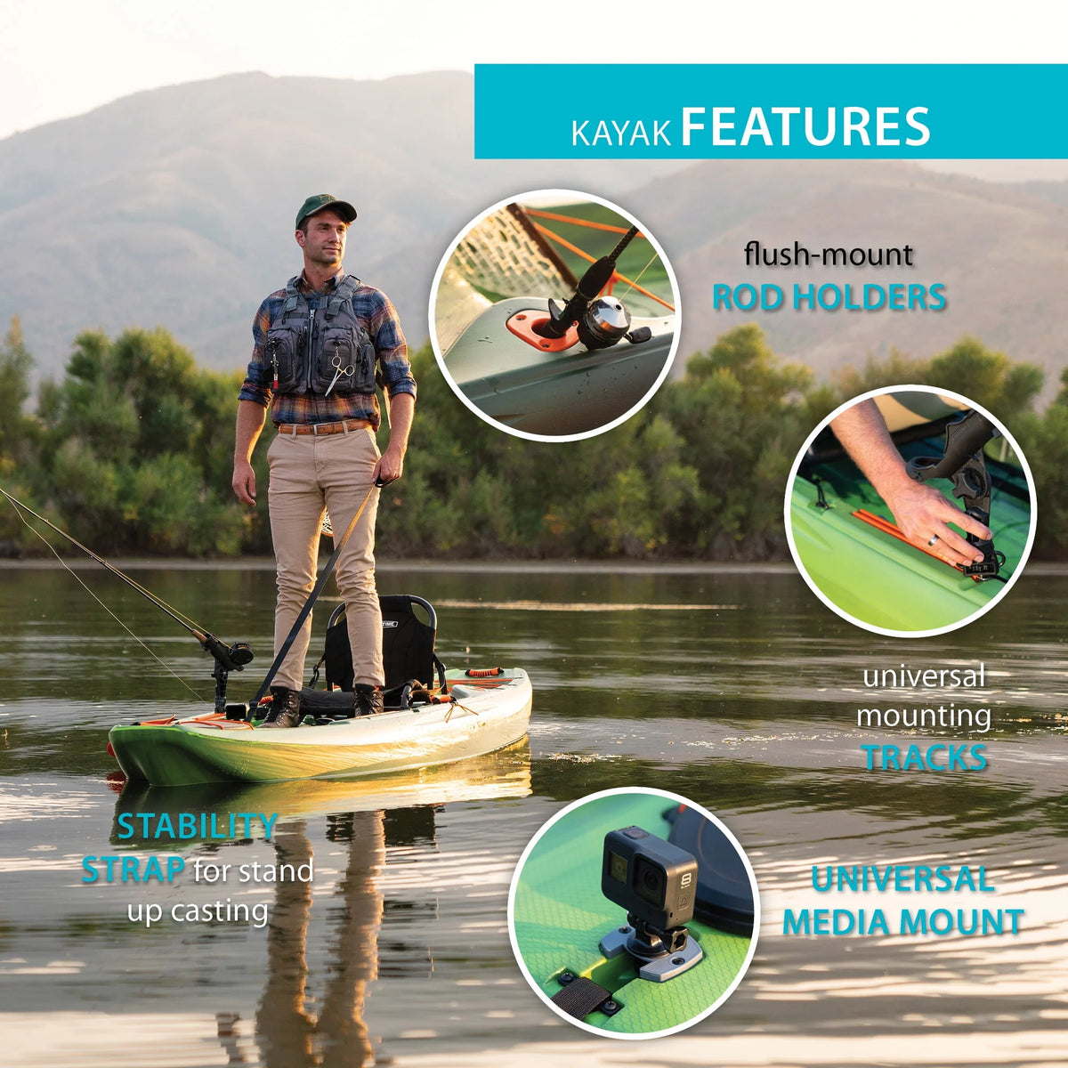 116 inch Sit-on-Top Fishing Kayak V183496