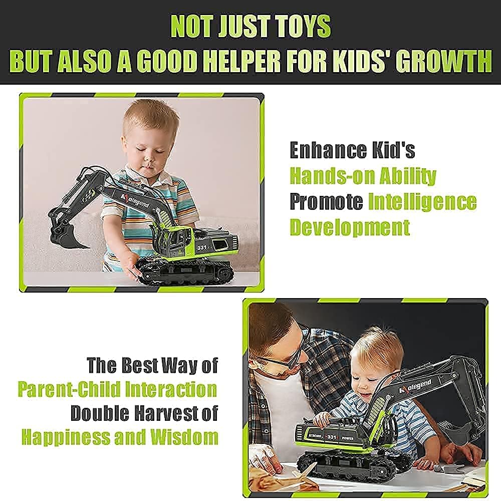 Remote Control Excavator Toy Truck 1/18 Scale G1773