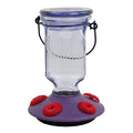 Lavender Field Glass Hummingbird Feeder Purple 16 oz N9787