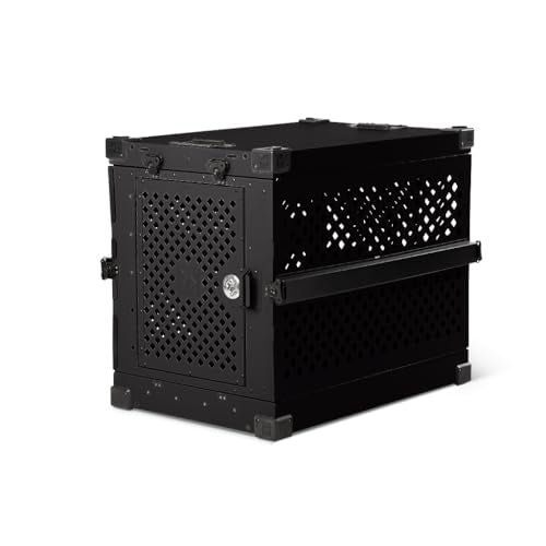 Gray 40" Collapsible Aluminum Dog Crate L61922