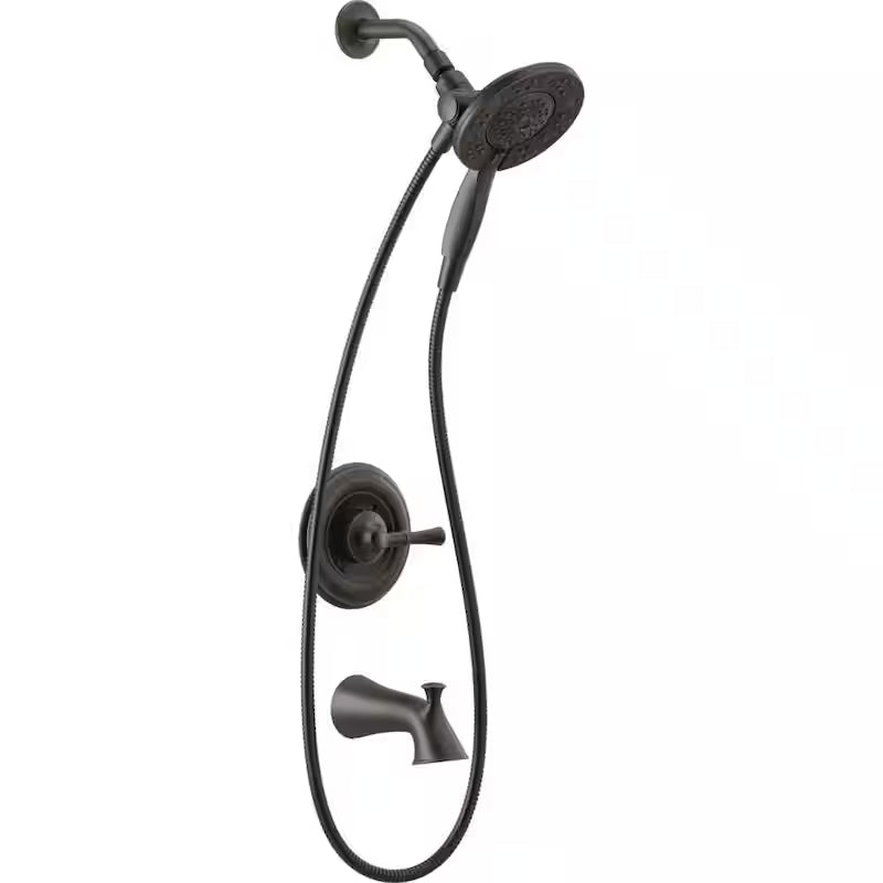 Single-Handle 4-Spray Tub and Shower Faucet in Venetian Bronze W48565