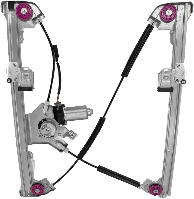 Front Driver Left Side Window Regulator with Motor Compatible with 2004-2008 Ford F-150, Pack of 2 N85023