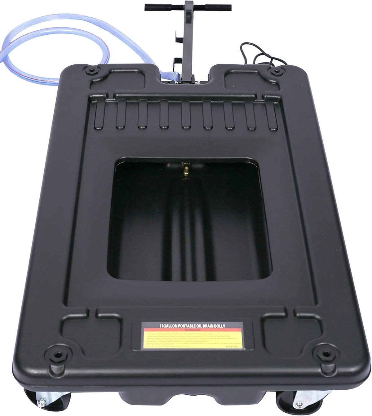 17-Gallon Oil Drain Pan with Electric Pump J142