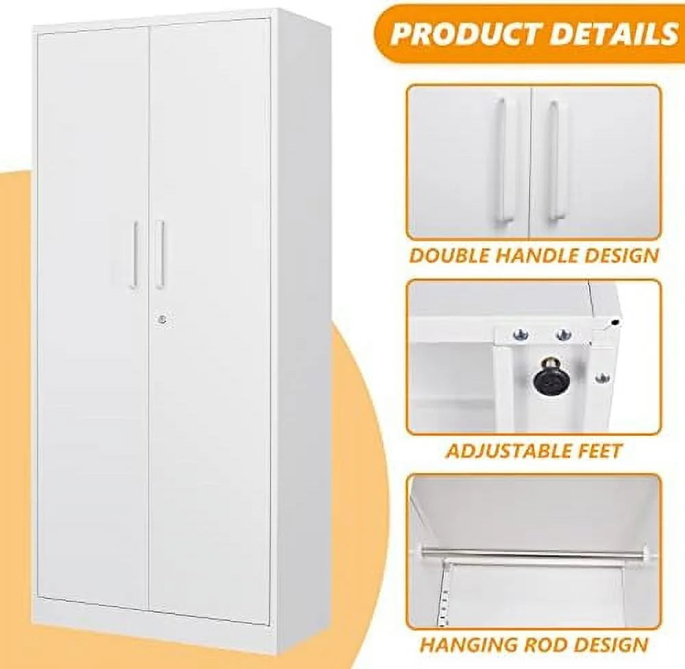 Lockable Metal Lateral File Cabinet with Drawer I385