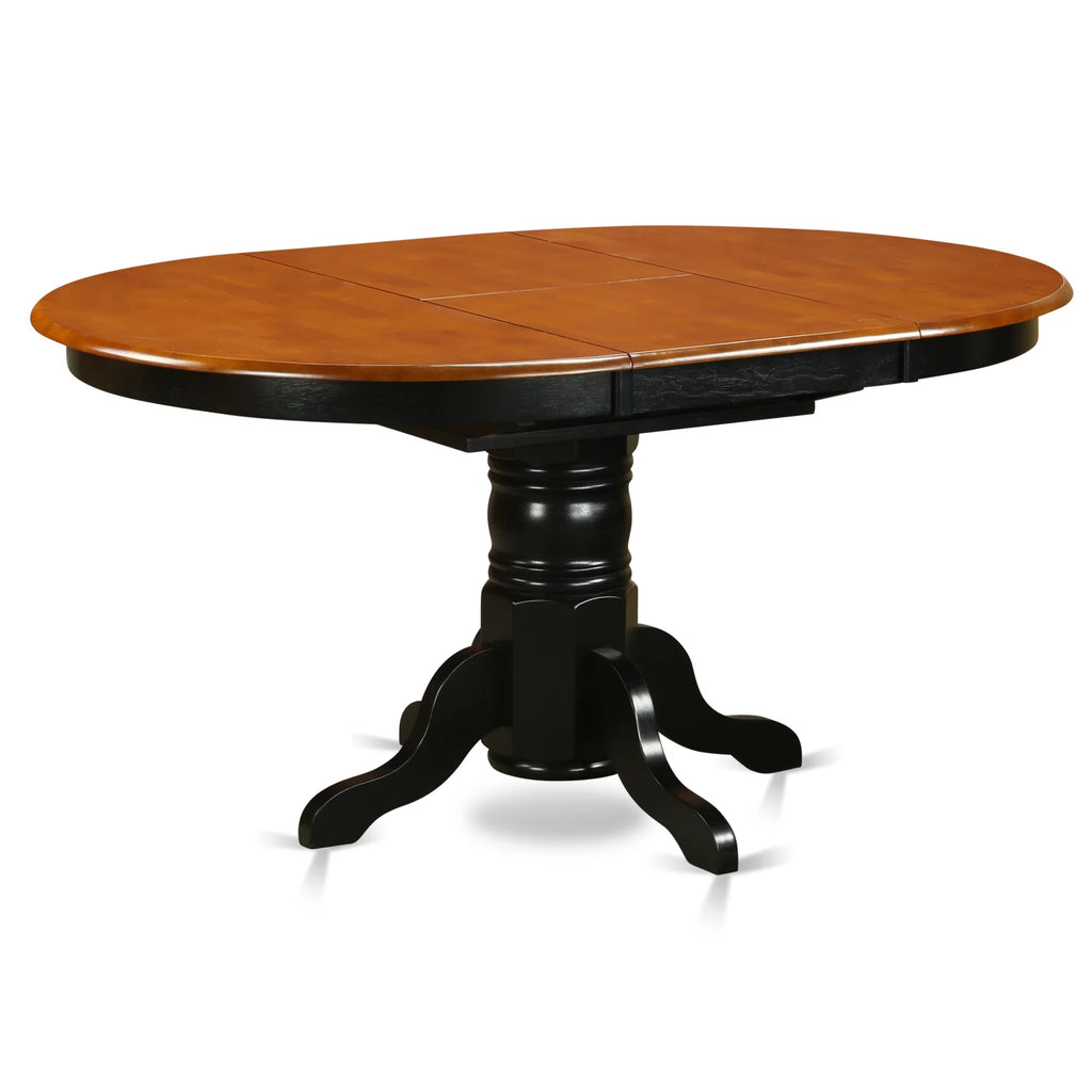 5 Piece Dining Set with Leather Chairs J7498