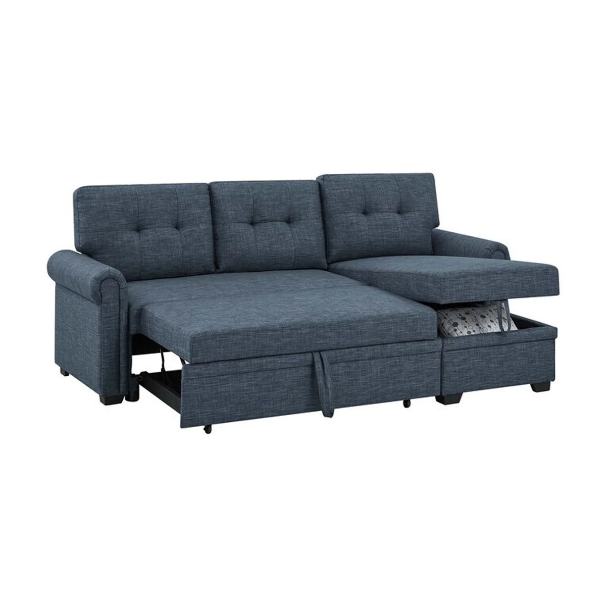 86" Rolled Arm Sofa Bed Y539