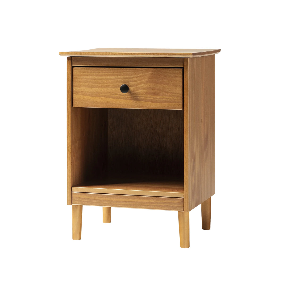 Caramel Mid-Century Nightstand H973211