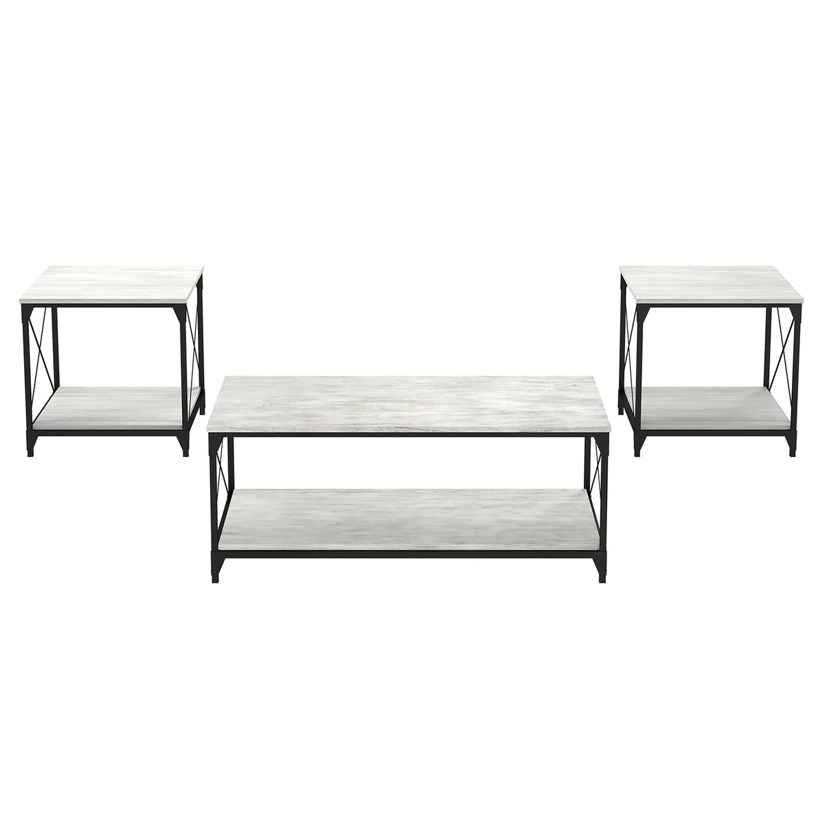 3-Piece Gray Coffee Table Set M6036