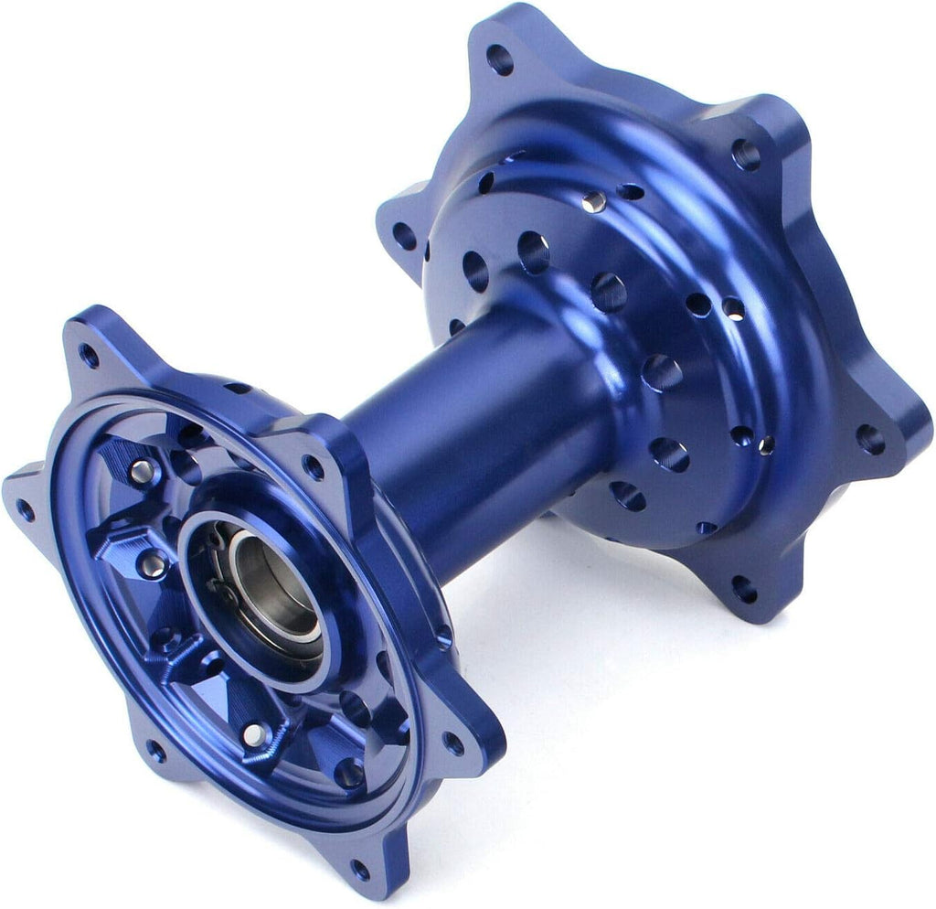 17" X 4.25" Supermoto Rear Complete Wheel Set Rim Spokes Blue Hub P227106