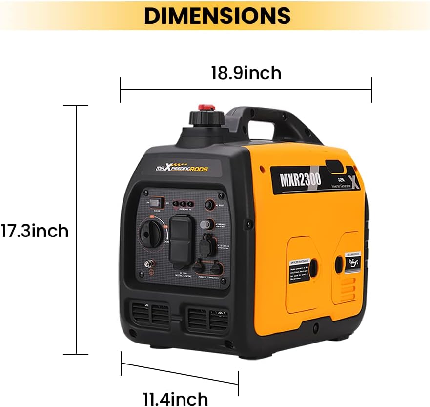 Portable Gas Powered Inverter Generator 1800W/2300W Z88776
