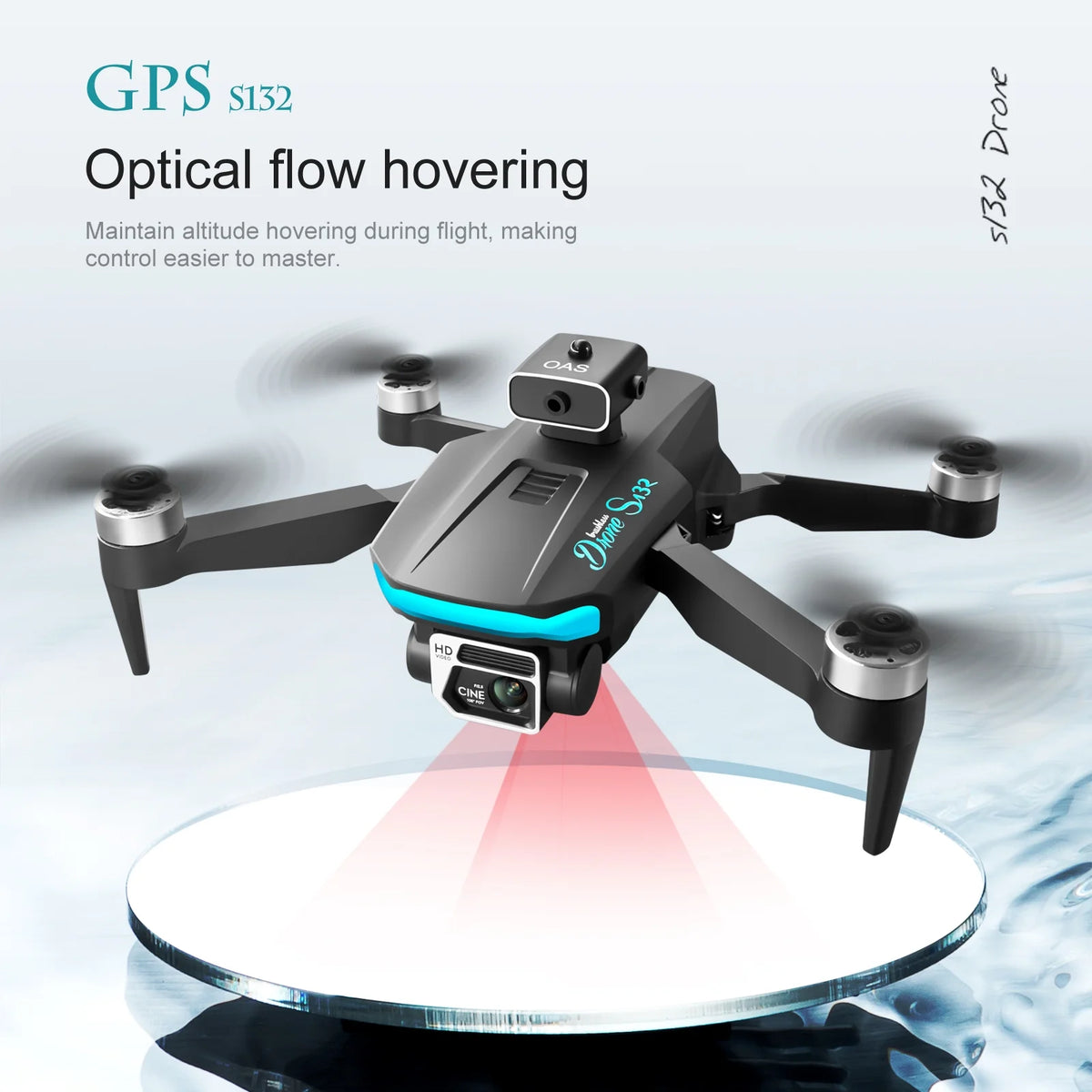 Drones with Camera 8K GPS Quadcopter 3 Batteries Brushless Motor Q296