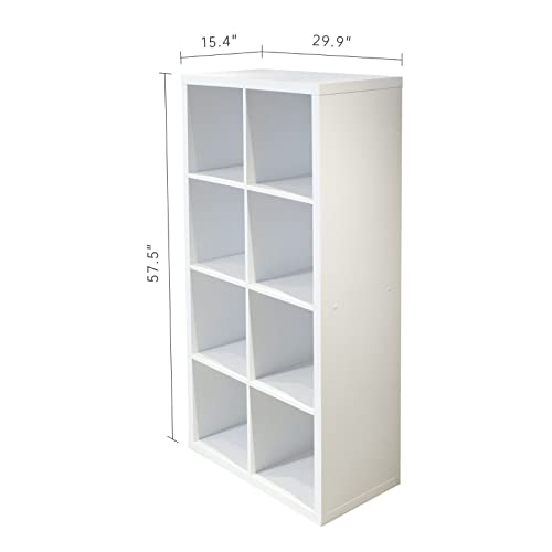 8-cube Open Back Storage Shelf F61371