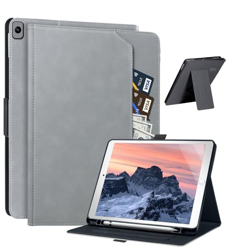 Black Protective Folio Stand Cover for iPad 10.2 Inch 9th/8th/7th Generation and iPad 10.5 Inch Air/Pro 3rd K226
