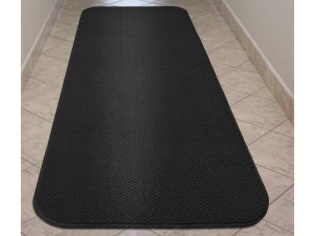 Skid-Resistant Carpet Runner Black 14 ft. x 48 in. D7236