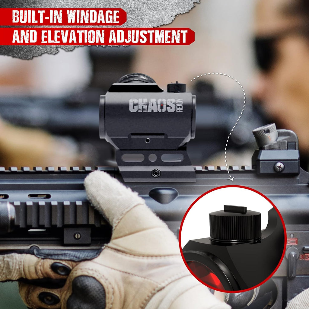 Red Dot Sight with 45 Degree Offset Mount and 1 Inch Riser Mount A33027